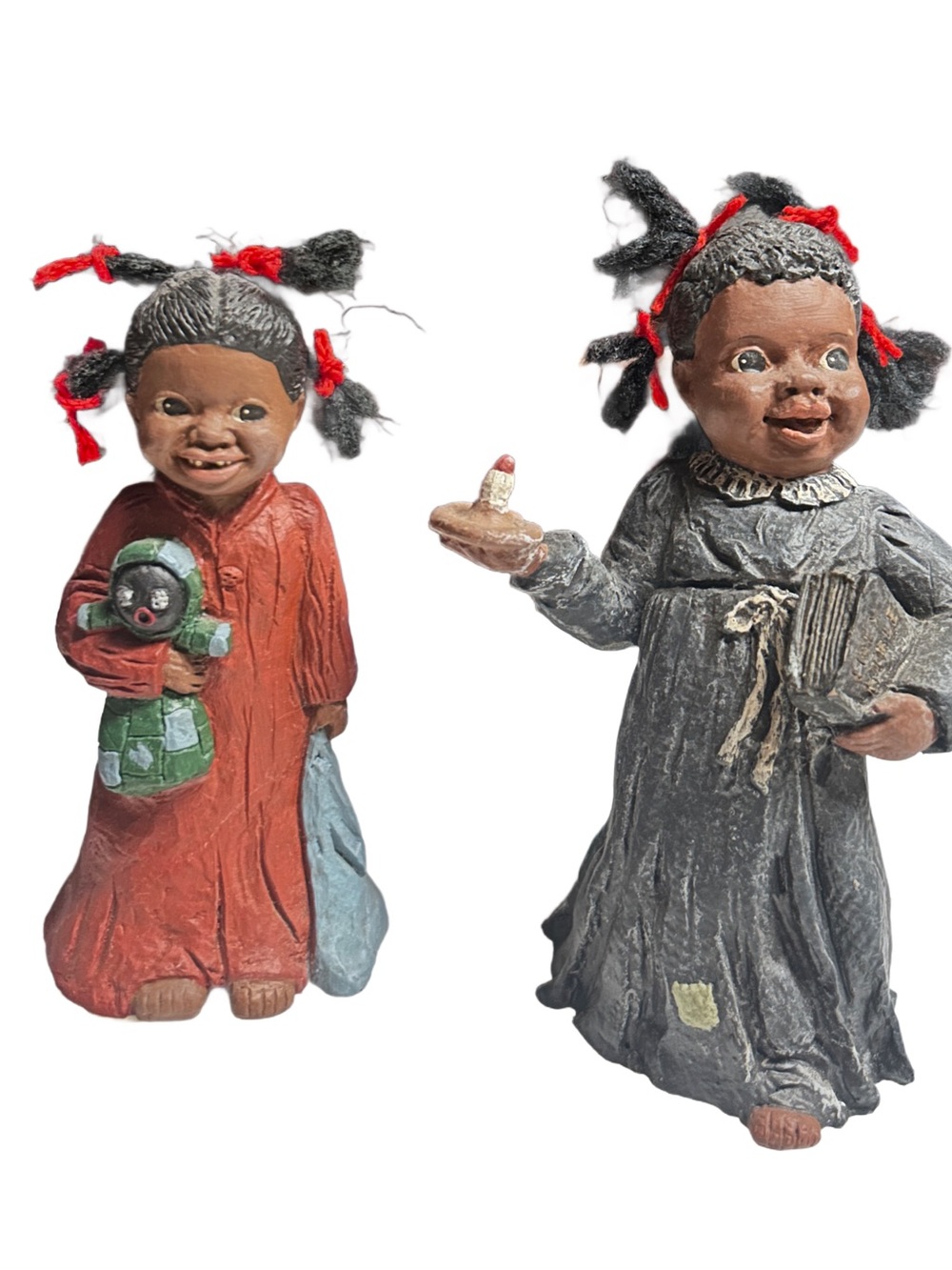 All God's Children Martha Holcombe ~ Selina Jane & Prissy ~ 1980’s 2 Figurines